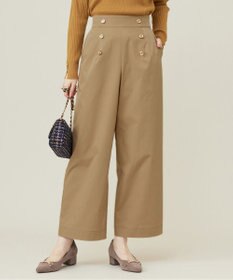 ANY SIS 【洗える】マリンディテール ワイドパンツ