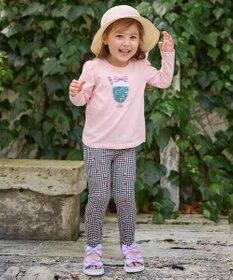 ANY KIDS ミラクルスパンコール長袖Tシャツ