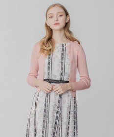 TOCCA 【洗える】SILK RIB CARDIGAN カーディガン