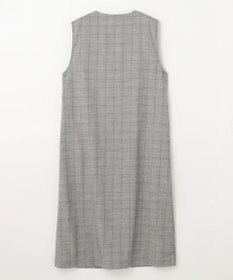 ANY 【2WAY・洗える】Vネック ジレワンピース