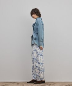 GRACE CONTINENTAL デニムボウタイシャツ