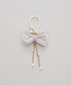 Maison de FLEUR ベロアレースリボンチャーム