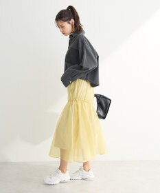 Green Parks ショート丈デニムシャツ