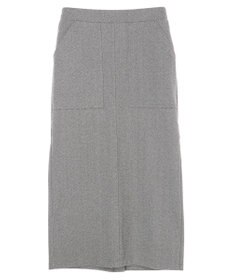 Green Parks 柄圧縮ポンチＩラインスカート