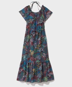 GRACE CONTINENTAL ボタニカルプリントワンピース