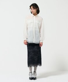 GRACE CONTINENTAL チュールレイヤードシャツ
