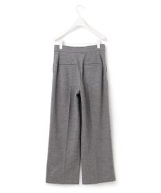 ICB ウールミルドジャージー ワイドストレートパンツ