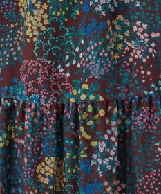 GRACE CONTINENTAL ボタニカルプリントワンピース