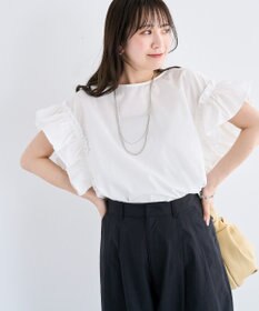 Green Parks ・ＥＬＥＮＣＡＲＥ　ＤＵＥ　バックリボンブラウス