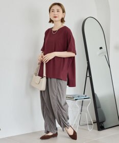 AMERICAN HOLIC 接触冷感バックタックプルオーバー