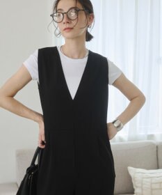 WEGO 【ANGIE VINTAGE】Vネックオールインワン