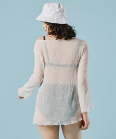 San-ai Resort（三愛水着楽園） 【WEB限定】シアー素材トップス3点セット水着