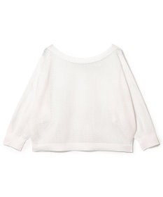 Chacott Chacott BALANCE【ノーソイングニット】７分袖メッシュニットＴシャツ