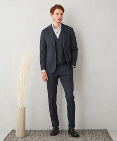 JOSEPH ABBOUD 【多機能/ストレッチ】ツィーディージャージーベスト