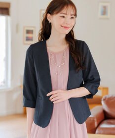 Tiaclasse 【吸水速乾・接触冷感・UVケア・防シワ・洗える】カチオンカラーレスジャケット