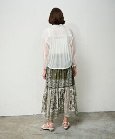 GRACE CONTINENTAL バンダナティアードスカート