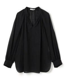 BEIGE， 【洗える】MOYE / シアーウールパフスリーブブラウス