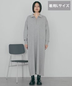 AMERICAN HOLIC 【選べる丈】ハーフZIPワンピース