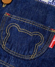 MIKI HOUSE HOT BISCUITS 【70-90cm】 デニム オーバーオール