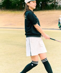 PW CIRCULUS 【WOMEN】サイドボタン デザインスカート ゴルフウェア レディース