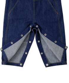 MIKI HOUSE HOT BISCUITS 【70-90cm】 デニム オーバーオール