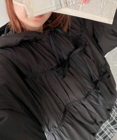 WEGO リボンフードブルゾン