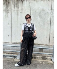 Green Parks レースタックパンツ