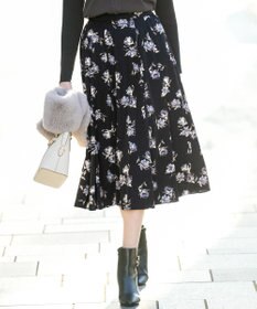 ANY SIS フラワータック スカート