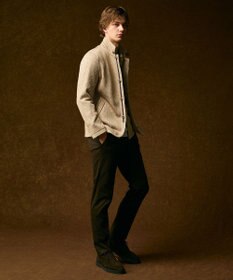 JOSEPH ABBOUD 【キングサイズ・ウエストも伸びる！オーガニックコットン使用・25AW】トリコチンストレッチ パンツ