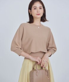 組曲 L 【5色展開・UVケア】スタイルアップ ドルマンスリーブ ニット