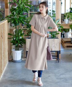 Tiaclasse 【洗える】ポロシャツワンピース