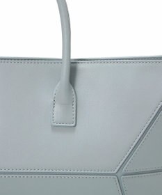 TOPKAPI 【TREASURE TOPKAPI】フェイクレザー ジオメトリック ショルダー付 トートバッグ