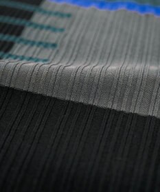 COQ CONCORD カラーブロックリブニット