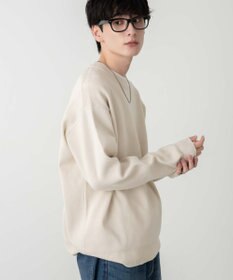 WEGO 【ユニセックス着用ITEM/MLサイズ展開】ミラノリブクルーネックプルオーバー