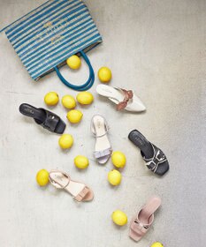 TOCCA NOBLE RIBBON MULE SANDALS サンダル