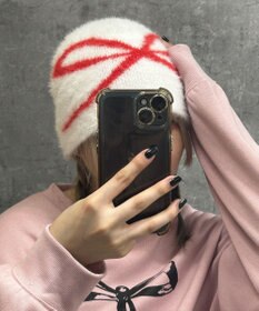 WEGO シャギーリボンニットワッチ