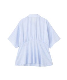 AMERICAN HOLIC 【予約】【接触冷感】ストライプペプラムブラウス