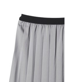 earth music&ecology サテンプリーツスカート