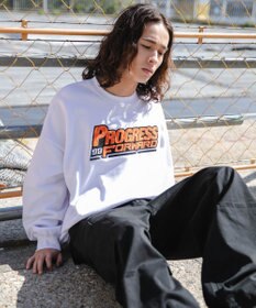 WEGO ヘビーウエイトサガラグラフィックプルオーバー