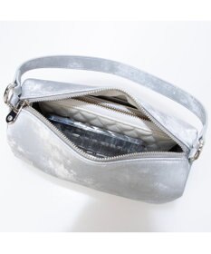 UNBILLION カシュカシュ cachecache / シルクサテン風合皮筒形ショルダー