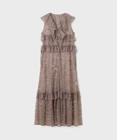 GRACE CONTINENTAL フリルカラーレースワンピース