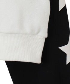 WEGO スターナンバリングラグランスウェット