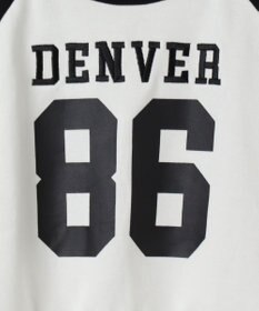 WEGO スターナンバリングラグランスウェット