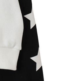 WEGO スターナンバリングラグランスウェット