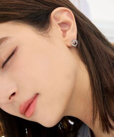 Tiaclasse 【金属アレルギー対応】ストーンクロスタイニーピアス