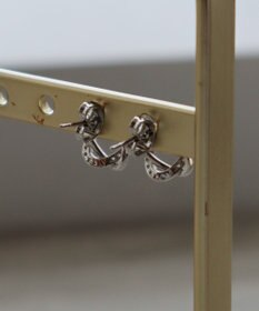 Tiaclasse 【金属アレルギー対応】ストーンクロスタイニーピアス