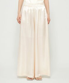 uncrave アセテートヴィンテージサテン ワイドパンツ