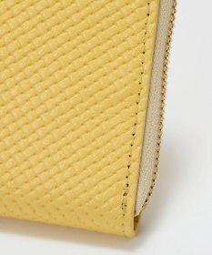 TOPKAPI 【TREASURE TOPKAPI】クロスエンボス レザー L字ファスナー ミニ 財布