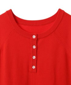 AMERICAN HOLIC ２ＷＡＹバイパチヘンリーネックニットプルオーバー