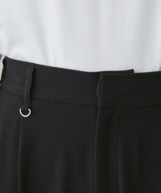 WEGO 起毛TR ワイドストレートスラックス